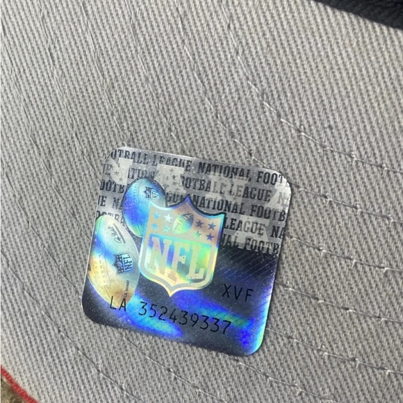 Kansas City Chiefs New Era 9fifty NFL Snap Back Hat Red/Grey - Picture 4 of 6